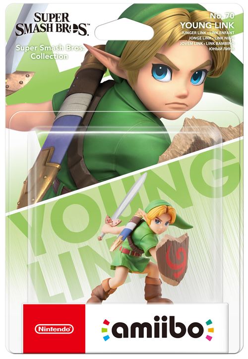 Figurine Amiibo Link Enfant Super Smash Bros Collection numéro 70