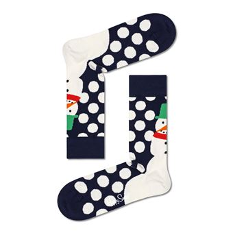 Chaussettes hautes et mi-bas Happy Socks Jumbo Snowman Taille 36-40