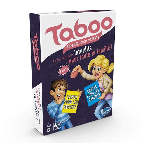 Jeu de société Hasbro Gaming Taboo Enfants contre Parents Jeu de société Hasbro Gaming Taboo Enfants contre Parents