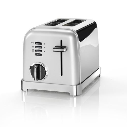 Grille pain Cuisinart 2 tranches 900 W Gris