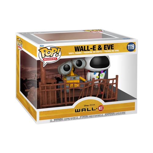 Funko Multicolore Figurine Pop Moment Disney Pixar Wall-E Et Eve