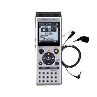 Dictaphone Om System WS-882 Argent + Microphone stéréo ME52