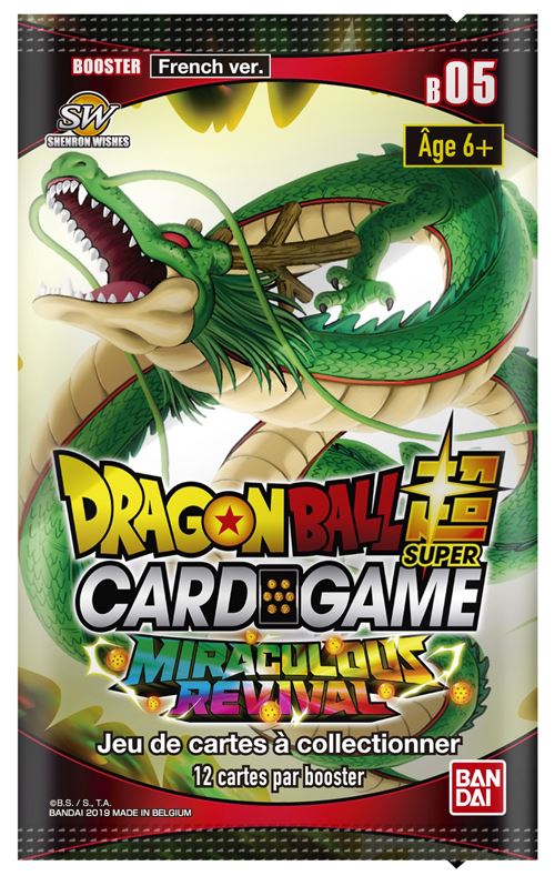 Booster Bandai-Dragon Ball Z Super Jcc Série 5