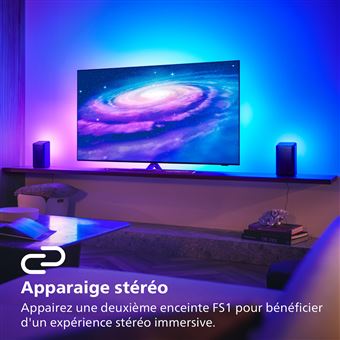 Barre de son Philips Fidelio FB1 + 2 enceintes sans fils Fidelio FS1 Noir