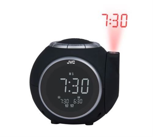Radio réveil JVC RA F321B - vue 2