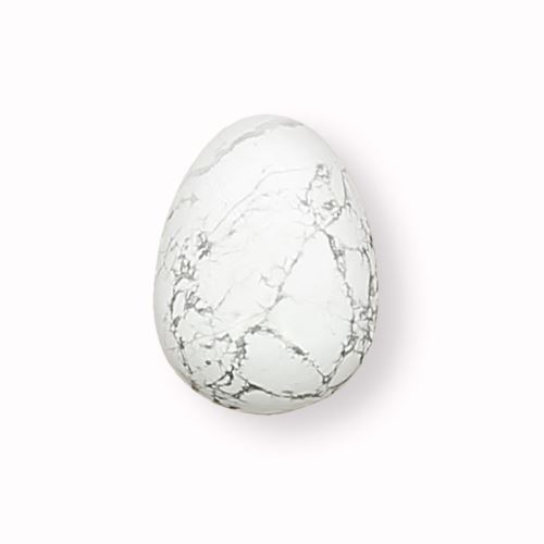 Œuf en pierre Howlite
