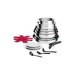 Batterie de cuisine 15 pièces Tefal Ingenio Cook Eat x15 Inox