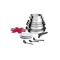 Batterie de cuisine 15 pièces Tefal Ingenio Cook Eat x15 Inox