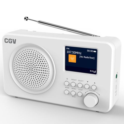 Radio CGV DR6+ Blanc Radio CGV DR6+ Blanc