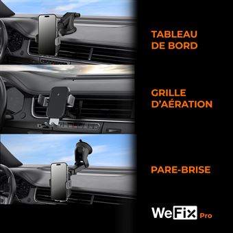 pour Doogee S61 Pro (2022) Support de voiture 3 en 1 avec pince et clip