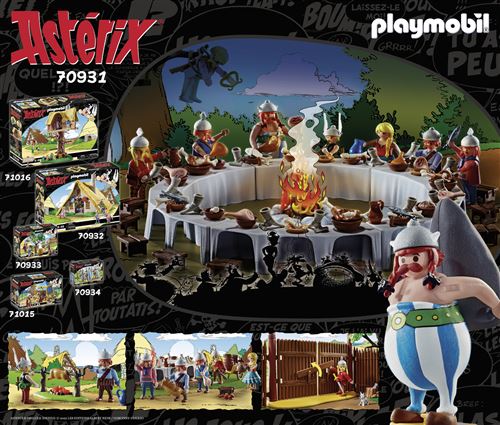 Playmobil Astérix le banquet du village 70931 