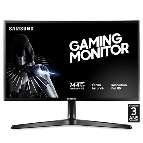 Samsung C24RG50FQU - CRG50 Series - LED-monitor - gebogen - 24 (23.5 zichtbaar) - 1920 x 1080 Full HD (1080p) - VA - 250 cd/m² - 3000:1 - 4 ms - 2xHDMI, DisplayPort - zwart