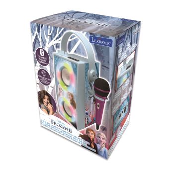 Enceinte Tendance Bluetooth® Lexibook Portable avec micro et effets  lumineux La Reine des Neiges - Autre jeux éducatifs et électroniques