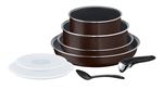 Batterie de cuisine Tefal Ingenio Essential L2389202 8 pièces Noir