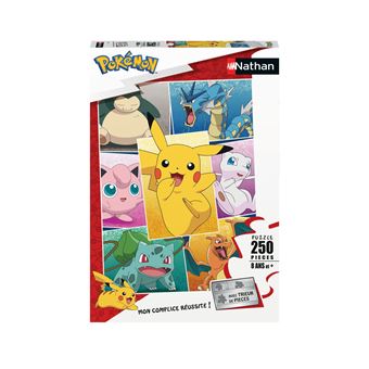 Puzzle 250 pièces Nathan Types de Pokémon