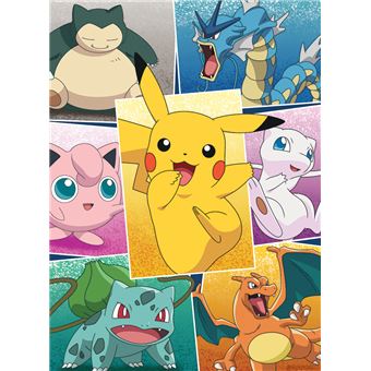 Puzzle 250 pièces Nathan Types de Pokémon