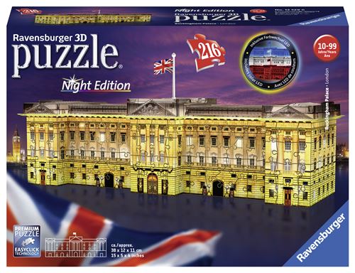 Puzzle 3D Ravensburger Buckingham Palace illuminé