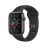 Apple Watch Series 5 GPS 44 mm Boîtier Aluminium Gris Sidéral avec Bracelet Sport Noir_0