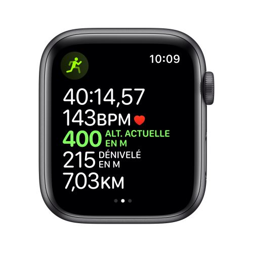 Apple Watch (Série 4) GPS 44mm - Aluminium Gris sidéral - Bracelet