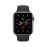 Apple Watch Series 5 GPS 44 mm Boîtier Aluminium Gris Sidéral avec Bracelet Sport Noir_1