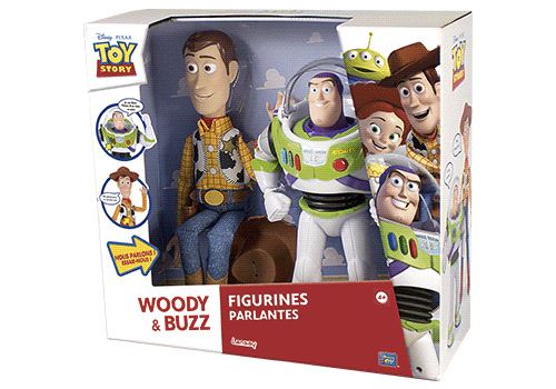 Pack de figurines parlantes Lansay Disney Toy Story Woody et
