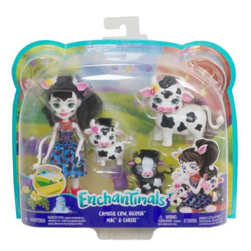 Figurine Enchantimals Cambrie et la famille vache Modèle aléatoire