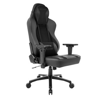 Siège gaming AkRacing Série Office Obsidiennne Suède Softouch Noir