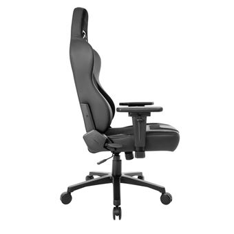 Siège gaming AkRacing Série Office Obsidiennne Suède Softouch Noir