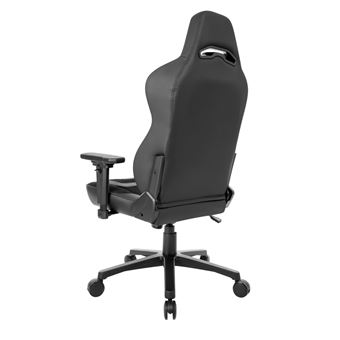 Siège gaming AkRacing Série Office Obsidiennne Suède Softouch Noir