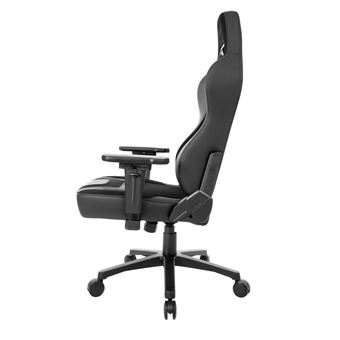 Siège gaming AkRacing Série Office Obsidiennne Suède Softouch Noir