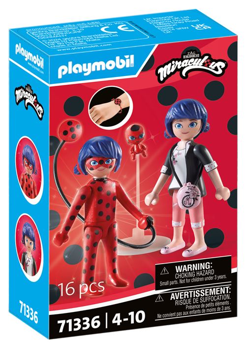 Playmobil Miraculous 71336 Marinette Et Ladybug