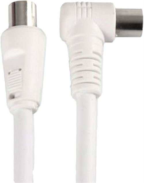 Câble antenne coaxiale On Earz Mobile Gear 2 m Blanc