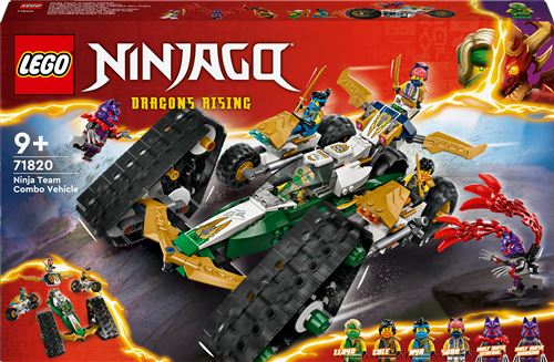 Lego Ninjago Le Véhicule Combiné De ?équipe Des Ninjas 71820 Lego La Boite - vue 3