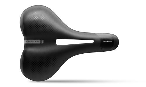 Selle de vélo Sportourer Kaalam Gel Flow Noire