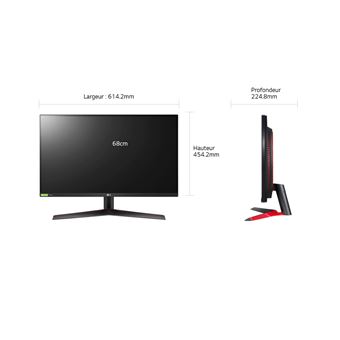 Écran PC Gamer LG UltraGear 27GN800P-B 27" IPS 144Hz 1ms (2560x1440) – Occasion Comme Neuf