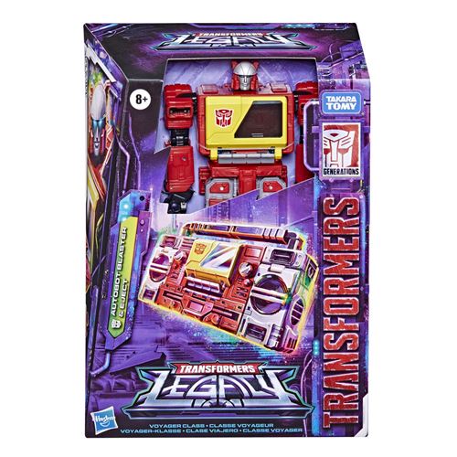 Figurine Transformers Generations Legacy Voyager Autobot Blaster et Eject