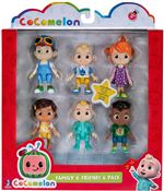 Pack 6 figurines CoComelon