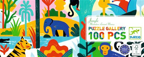 Puzzle 100 pièces Djeco Jungle