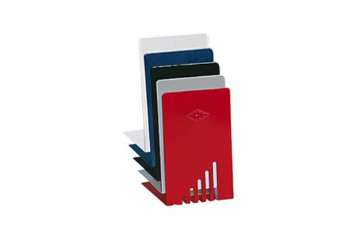 WEDO Serre-livres, (L)140 x (P)140 x (H)85 mm, gris lumière