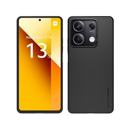 Coque arrière semi-rigide Made For Xiaomi pour Xiaomi Redmi Note 13 5G Noir