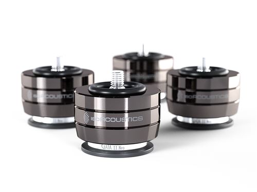 Supports pour enceintes Iso Acoustics GAIA II Neo Chome vendus par 4 pieces