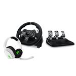 Logitech G - Ensemble volant et pédales - filaire - reconditionné - pour PC, Sony PlayStation 4, Sony PlayStation 5