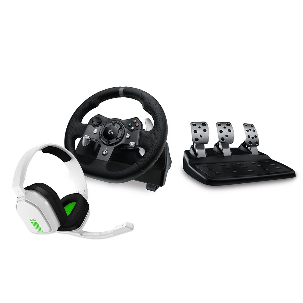 Pack Gaming Volant et Pédales Logitech G923 Trueforce pour Xbox Series X S,  Xbox One / PC - Volant gaming à la Fnac