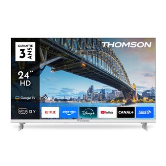 TV LED Thomson 24HG2S15CW avec adaptateur 12V Camping HD 60Hz 60cm 2025 - 1
