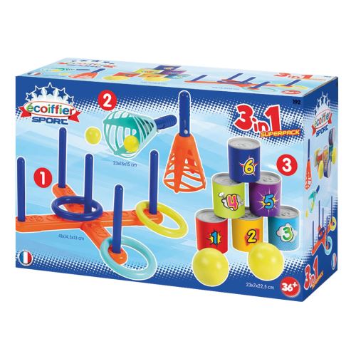 Superpack 3 en 1 : jeux d'adresse