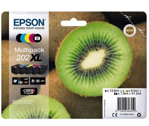 Pack de 4 cartouches d’encre Epson Kiwi 202 XL