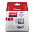pack de cartouches canon pg-545 noir xl et cl-546 couleurs