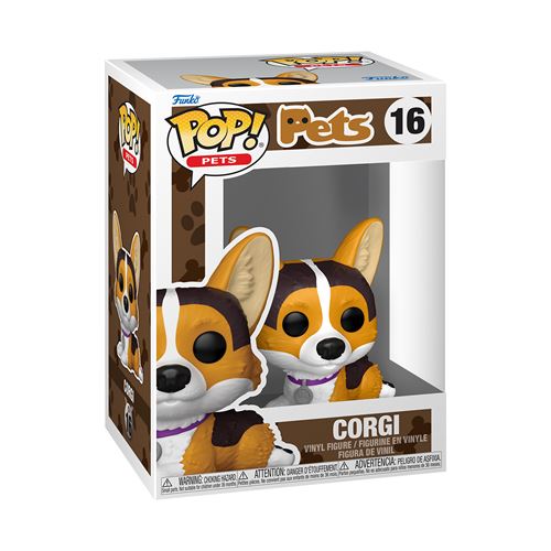 Figurine Funko Pop Pets Corgi - vue 1