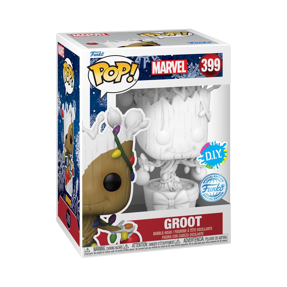 Figurine Funko Pop Marvel Holiday Groot avant-première Fnac - Figurine de  collection - Achat & prix
