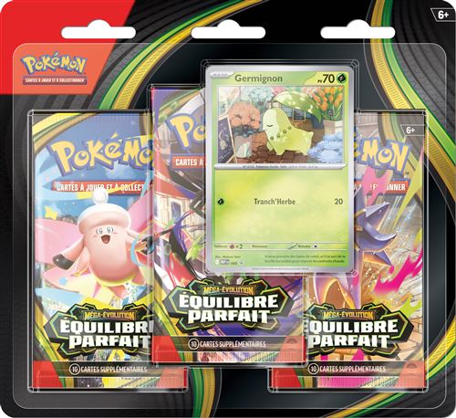 Carte à collectionner Pokémon ME03 Pack 3 booosters